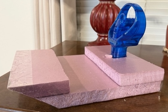 Foam hull proof-of-concept verifying buoyancy and stability